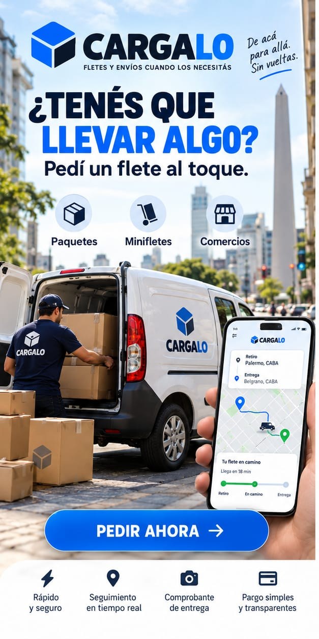 Pedí un flete con Cargalo